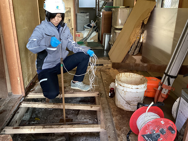 地下水の採水・分析