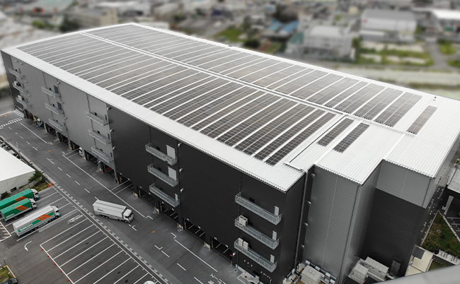 太陽光発電事業(ロジスクエア枚方太陽光発電所)