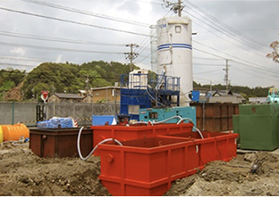 薬剤プラントの設置状況